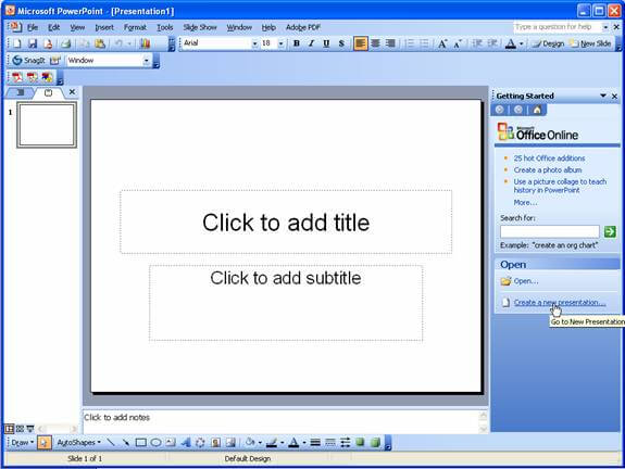 ms office powerpoint 2007